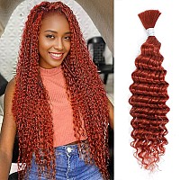 Human Braiding Hair 20 Inch Deep Wave Bulk Human Hair For Braiding No Weft 100 Unprocessed Curly Micro Human Hair Braiding Hair