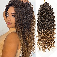 Gogo Curl Crochet Hair For Women Curly Crochet Hair Deep Wave Braiding Hair Beach Curl Crochet Hair Bohemian Crochet Braid Water