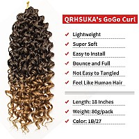 Gogo Curl Crochet Hair For Women Curly Crochet Hair Deep Wave Braiding Hair Beach Curl Crochet Hair Bohemian Crochet Braid Water