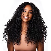 Qrhsuka Curly Crochet Hair Gogo Curl Crochet Hair For Women Deep Wave Braiding Hair Synthetic Bohemian Crochet Braid Water Wave