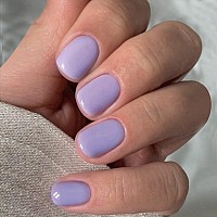 Acrylic Press On Nails Short Square Riicfdd Purple Fake Nails Extra Short Press On Nail With Solid Color Designs Spring Summer F