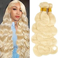 Wiilm 12A 613 Bundles Human Hair 22 24 26 Inch 613 Color Honey Blonde Human Hair Bundles Body Wave 3 Bundles Human Hair 100 Bra