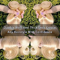 Wiilm 12A 613 Bundles Human Hair 22 24 26 Inch 613 Color Honey Blonde Human Hair Bundles Body Wave 3 Bundles Human Hair 100 Bra