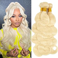 Wiilm 12A 613 Color Body Wave Bundles Honey Blonde Human Hair Bundles 18 20 22 Inch Body Wave 3 Bundles 100 Brazilian Virgin Ha