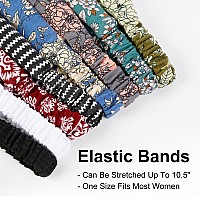 Huachi Boho Headbands For Women Twist Head Band Soft Elastic Hair Bands For Teen Girls Head Wrap Fashion Accessories Floral And