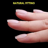 Makartt Extra Short Coffin Nail Tips120Pcs Full Cover Fake Nailshalf Matte Preshape Gel Acrylic Nails Nail Extension Home Di