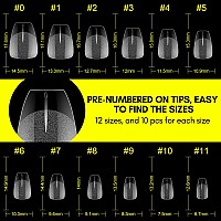 Makartt Extra Short Coffin Nail Tips120Pcs Full Cover Fake Nailshalf Matte Preshape Gel Acrylic Nails Nail Extension Home Di