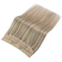 Sunny Blonde Hair Extensions Real Human Hair Wire Hair Extensions Blonde Secret Hair Extensions Human Hair Fish Line Hair Extens