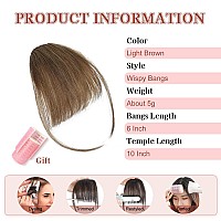 Lommel Clip In Bangs100 Human Hair Bangs Fake Bangs For Women Bangs Hair Clip Hair Extensions Clip On Air Bangs Hairpieces Wi