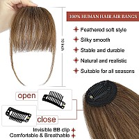 Lommel Clip In Bangs100 Human Hair Bangs Fake Bangs For Women Bangs Hair Clip Hair Extensions Clip On Air Bangs Hairpieces Wi