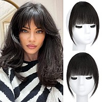 Lommel Clip In Bangs100 Human Hair Bangs Fake Bangs For Women Bangs Hair Clip Hair Extensions Clip On Air Bangs Hairpieces Wi