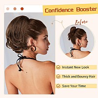 Kookastyle Ponytail Extension 10 Short Claw Clip In Pony Tails Hair Extensions Curly Wavy Synthetic Drawstring Hairpieces For