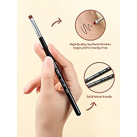 Eigshow Eyeliner Brush Professional Precise Flat Defined Concealer Eyebrow Brush Multifunctional Firm Stiff Synthetic Bristle P