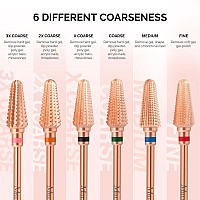 Melodysusie Professional Tornado Nail Drill Bits 332 Carbide Tungsten Multifunction Bits Suitable For Manicure Pedicure Cu