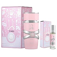 Lattafa Yara Edp 34 Fl Oz Yara Perfume Oil 034 Fl Oz Bundle