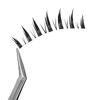 Outopen 10 Pairs Manga Lashes With Clear Band Japanese Anime Cosplay Eyelashes Asian False Eyelashes Natural Look Like Individua