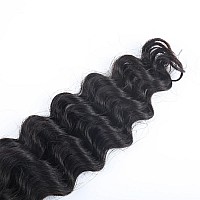 Odir 16 Inch Deep Wave Bulk Human Hair For Braiding No Weft 100 Unprocessed Brazilian Curly Braiding Human Hair Extensions Wet