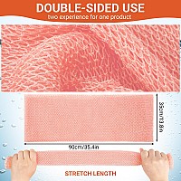 Geiserailie African Long Bathing Net Sponge Long Net Shower Body Scrubber Back Scrubber Skin Smoother Net Bathing Sponge For Dai