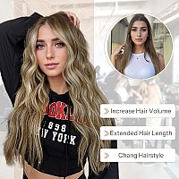 Kookastyle Invisible Wire Hair Extensions With Transparent Headband Adjustable Size 4 Secure Clips Long Wavy Secret Wire Hairpie