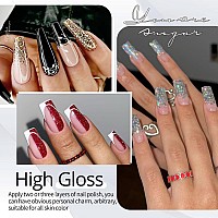 Ur Sugar Black White Red Gel Nail Polish Set 10 Colors Burgundy Red Grey White Black Red Glitter Sliver Gold Glitter Gel Polish