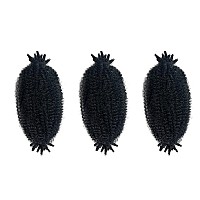 3 Packs Marley Twist Braiding Hair Springy Afro Twist Hair Preseparated Kinky Twist Crochet Hair Braids For Distressed Soft Lo