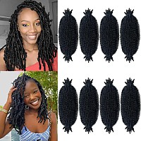 Marley Twist Braiding Hair Preseparated Springy Afro Twist Hair Kinky Twist Crochet Hair Braids For Distressed Soft Locs Sprin