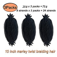 Marley Twist Braiding Hair Preseparated Springy Afro Twist Hair Kinky Twist Crochet Hair Braids For Distressed Soft Locs Sprin