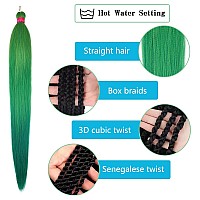 Ombre Pre Stretched Braiding Hair 283 Packs Silky Color Blend Braid Hair Extensions 100 Kanekalon Synthetic Crochet Hair B