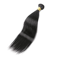 Straight Hair Bundles 100 Unprocessed Brazilian Virgin Hair One Bundles 16 Inch Straight Bundles Human Hair Extensions Straight