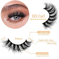 Ninglash Lashes Strips Fluffy False Eyelashes 20Mm Full Wispy Lashes 9D Volume Curly Lash Pack Fake Eyelash 12 Pairs Thick Faux