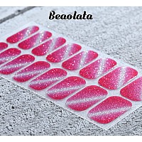 Beaolata Nail Polish Strips 32 Nail Wraps Nail Stickers Gel Nail Strips Easy Apply Remove Long Lasting Salon Quality Pin