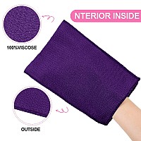 Tatuo 12 Pieces Korean Exfoliating Mitt Exfoliating Cloth Towel Korean Style Body Scrub Korean Style Scrubbing Cloth Bath Body E