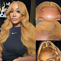 Honey Blonde Wig Human Hair Body Wave Honey Blonde Hd Lace Front Wig Human Hair 13X4 27Colored Blonde Lace Front Wigs Human Hai