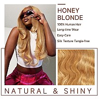 Honey Blonde Wig Human Hair Body Wave Honey Blonde Hd Lace Front Wig Human Hair 13X4 27Colored Blonde Lace Front Wigs Human Hai