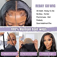 Aolvoblees 30 Inch Glueless Wigs Human Hair Pre Plucked Pre Cut For Beginners 6X4 Body Wave Lace Front Wigs With Hd Lace Closure