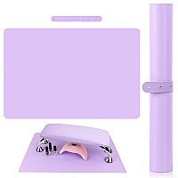 Mat Only Nail Art Table Mat Foldable Nail Art Hand Rest Pad For Nail Arm Rest Cushion Soft Microfiber Leather Nail Mat Mani