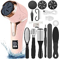 Electric Callus Remover For Feet With Vacuum Cleaner Rechargeable Foot Callus Remover Pedicure Tools Foot File Professional