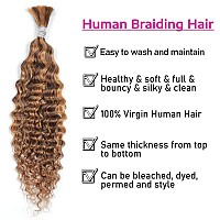 Human Braiding Hair Water Wave For Braiding Wet And Wavy Micro Braiding Human Hair No Weft Human Braiding Hair Extensions For Bo