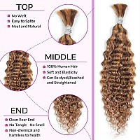 Human Braiding Hair Water Wave For Braiding Wet And Wavy Micro Braiding Human Hair No Weft Human Braiding Hair Extensions For Bo