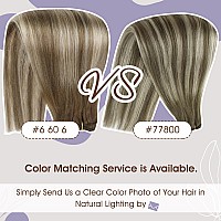 Full Shine Weft Human Hair Extensions Straight Hair Color 77800 Ash Brown To Blonde Mix Brown Human Hair Extensions Sew In Hai