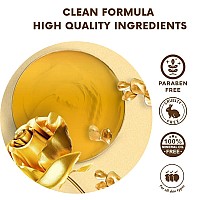 Voguenow Premium Jelly Face Mask For Facials Bulgarian Rose 24K Gold Lavender Hyaluronic Acid Pack Of 4 Hydrating Bri