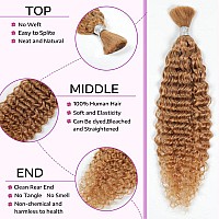 Human Braiding Hair Water Wave For Braiding Wet And Wavy Micro Braiding Human Hair No Weft Human Braiding Hair Extensions For Bo