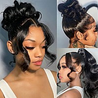 360 Lace Front Wigs Human Hair Body Wave 220 Density Hd Lace Front Wigs Human Hair Pre Plucked Full Lace Human Hair Wigs For Wom