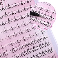 Bottom Lash Clusters Eyelash Extensions 4 Styles Bottom Eyelash Clusters Lash Extensions 144Pcs Diy Individual Lashes Natural Wi