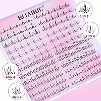 Bottom Lash Clusters Eyelash Extensions 4 Styles Bottom Eyelash Clusters Lash Extensions 144Pcs Diy Individual Lashes Natural Wi