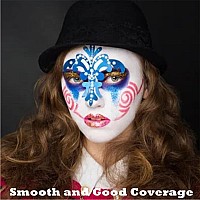 Go Ho 3 Pcs Red Black And Blue Creamblendable Stick 3 Colors Face Body Paint Stickeye Black Baseball Sticks Face Paint For B