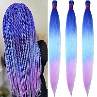 Braiding Hair Pre Stretchedombre Braiding Hair 283 Packs Silky Color Blend Braid Hair Extensions