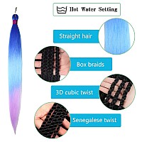 Braiding Hair Pre Stretchedombre Braiding Hair 283 Packs Silky Color Blend Braid Hair Extensions