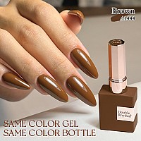 Double Rhythm 15Ml Gel Nail Polish Pure Sheer Same Color Same Bottle Soak Off Gel Polish Art Manicure Salon Diy At Home For Wome