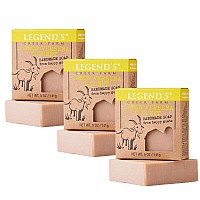 Legends Creek Farm Goat Milk Soap Moisturizing Cleansing Bar For Hands And Body Creamy Lather And Nourishing Gentle For Sens